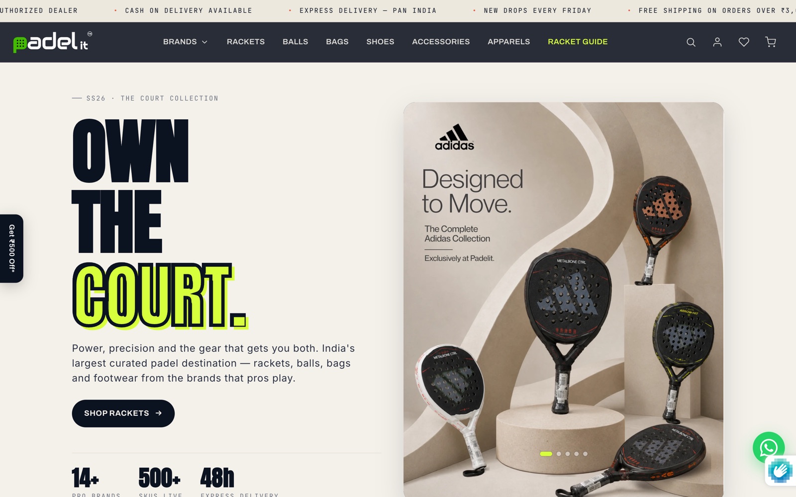 Padel It — Shopify padel sports gear store